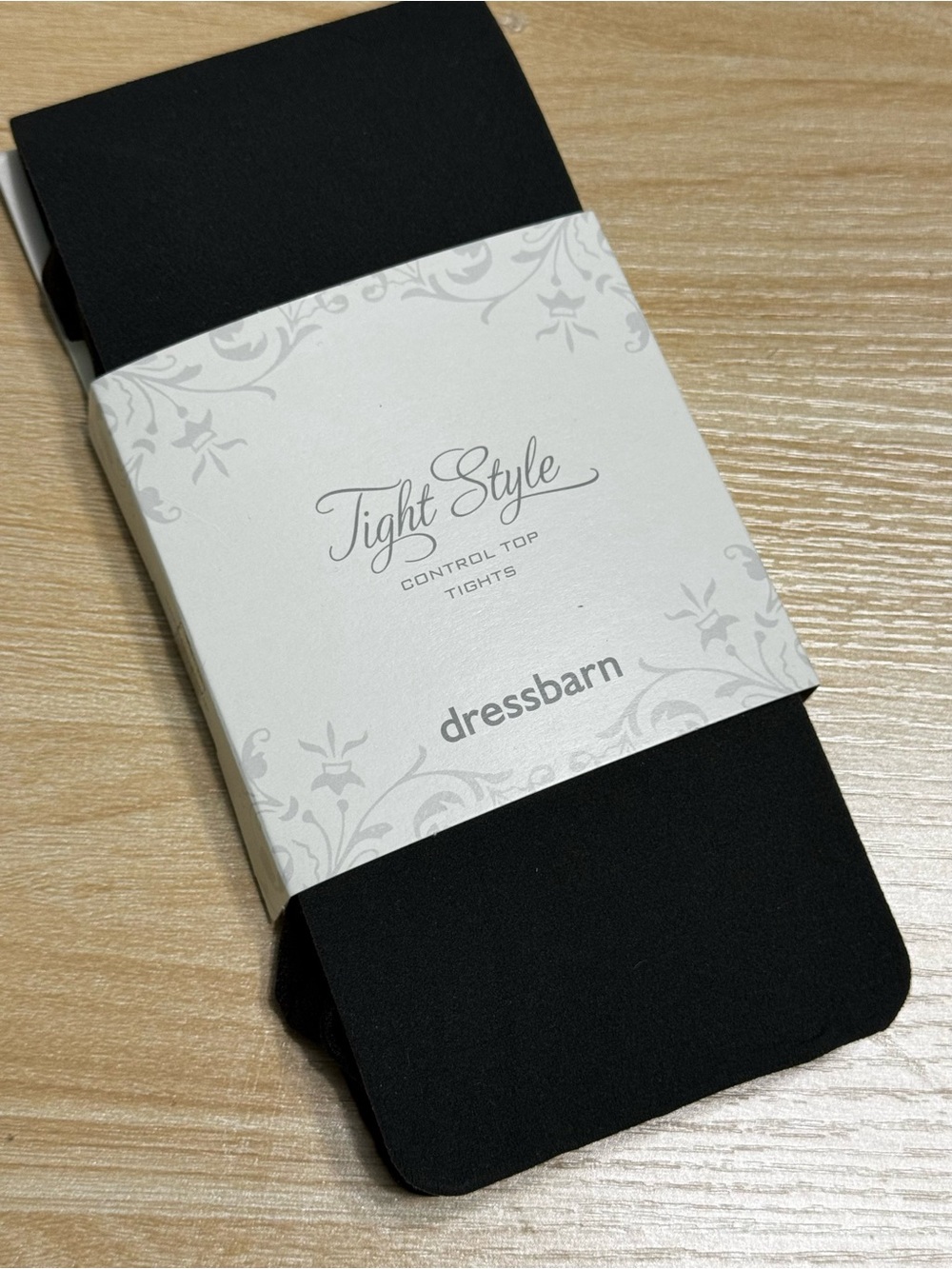 Dressbarn Smokey Gray Tight Style Control Top Tights